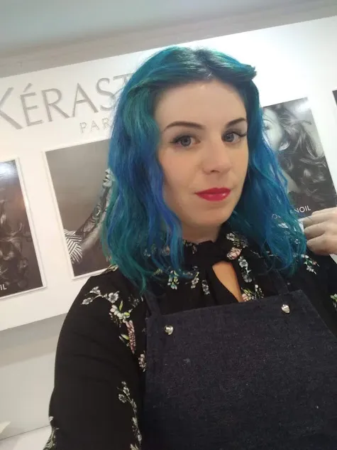 Susana Paloma trabajando